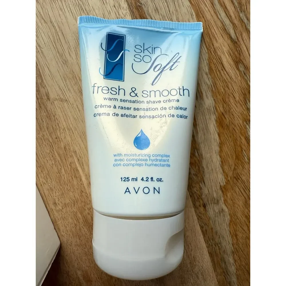 Avon Skin So Soft Fresh & Smooth Warm ElSensation Shave Cream, 4.2 fl oz, In Box